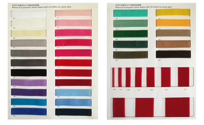 MSD 10mm Wide Soild Color Single Face Wired Velvet Ribbon Roll Wholesale