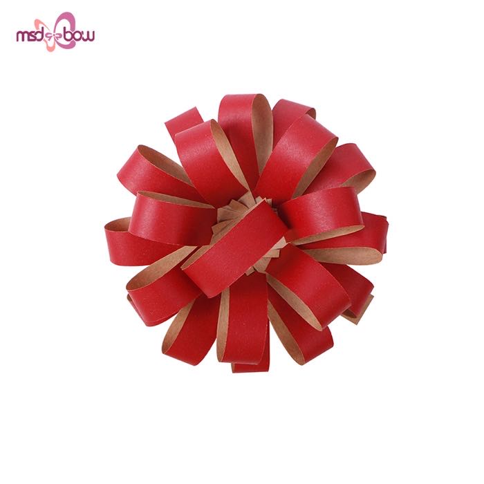 MSD 2024 Christmas Unique Star Bow Wholesale Metallic Custom Color Material Mini Bow Decoration Christmas Star Bow Gift Ribbon Bow