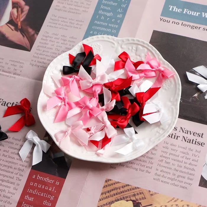 MSD Factory Products Little Bows of Various Colors for Gift Box Packaging and Hair Accessories
