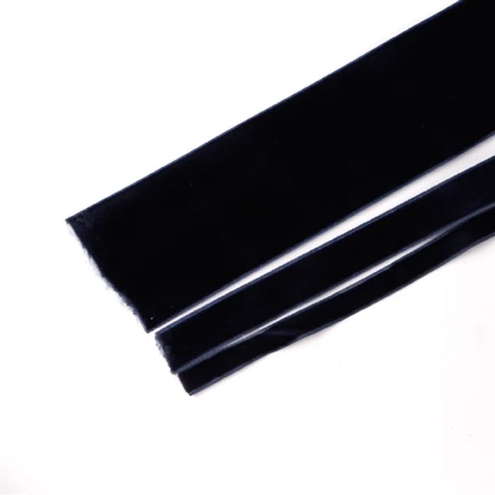 MSD Factory Wholesale Double Sided Black Velvet Ribbon
