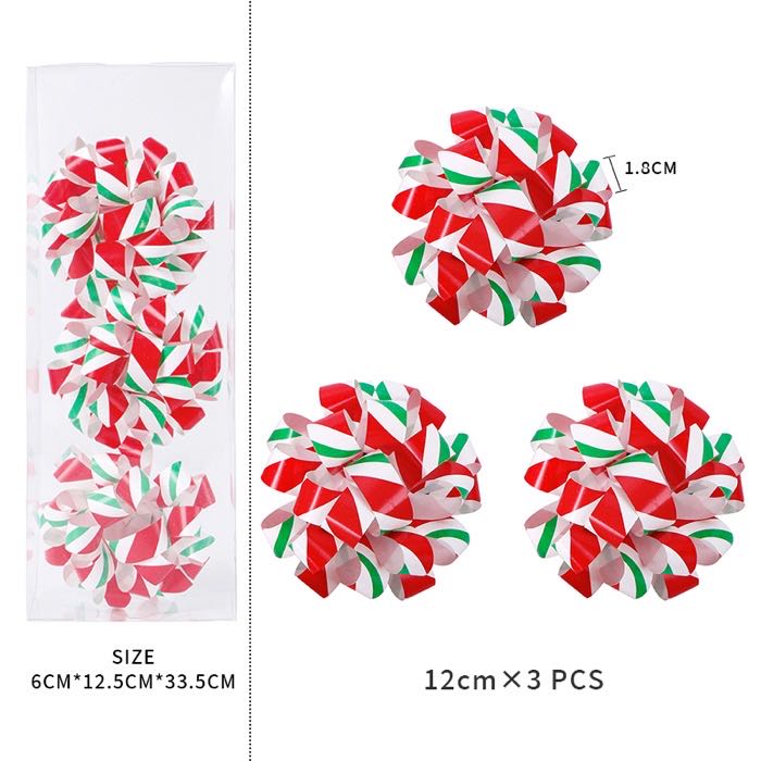 MSD Star Bow Gold Rimmed Ribbon Star Bow Valentine's Day Christmas Gift Box Decoration Supplier