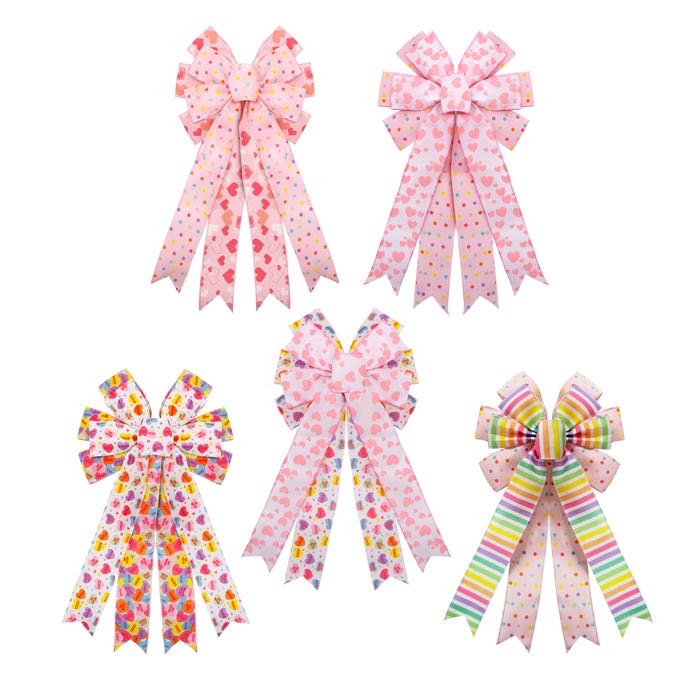 MSD Valentine's Day High Quality Holiday Ribbon Bow Support Customization of Various Styles of Bows