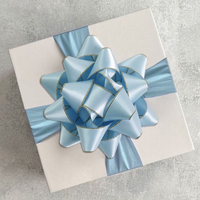 Satin Ribbon Star Bows: Sparkling Star-Shaped Accents for Luxury Gift Decoration